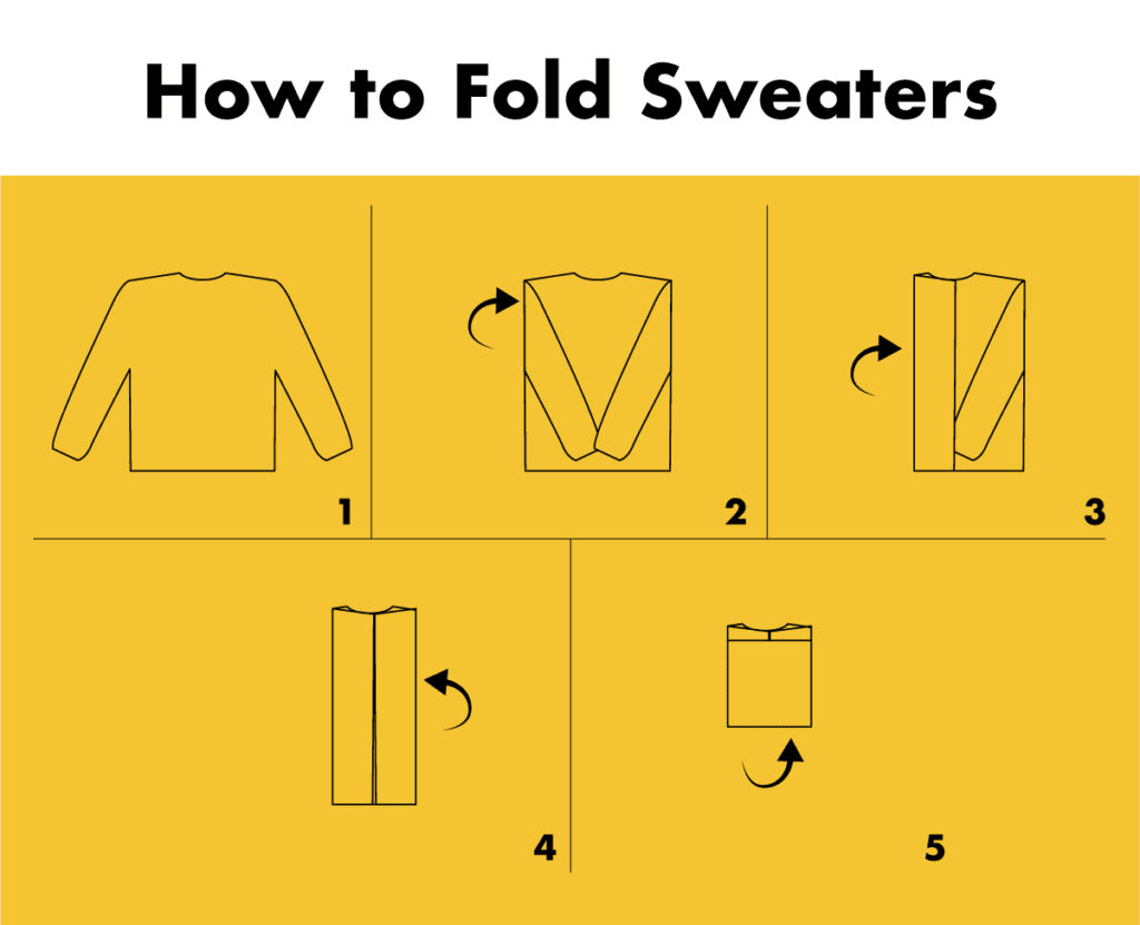 How to Fold Sweaters