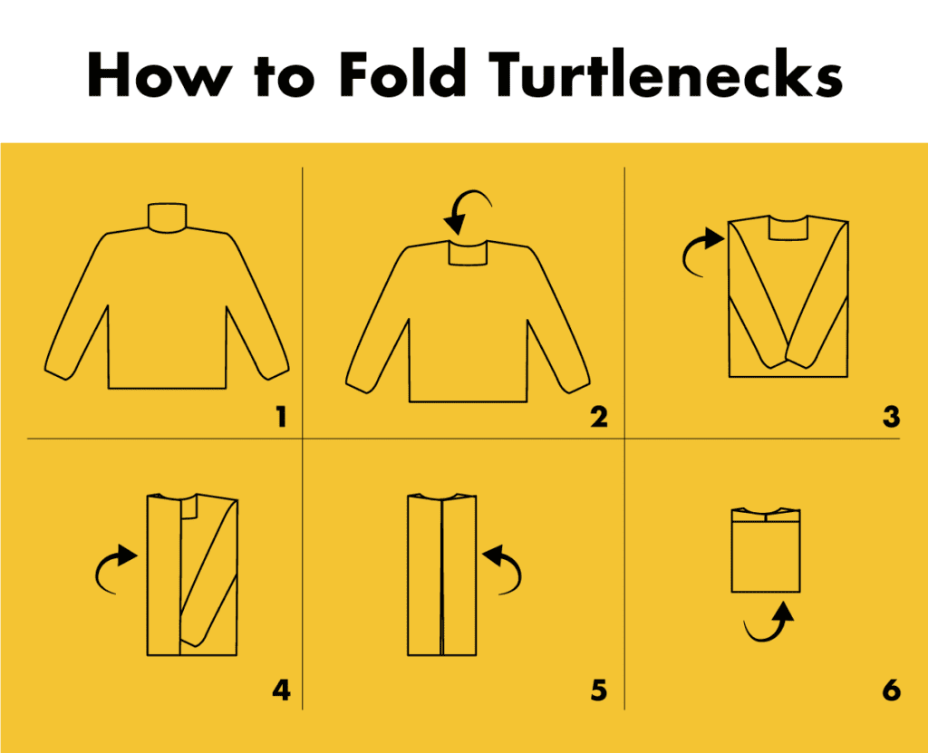 How to Fold Turtlenecks