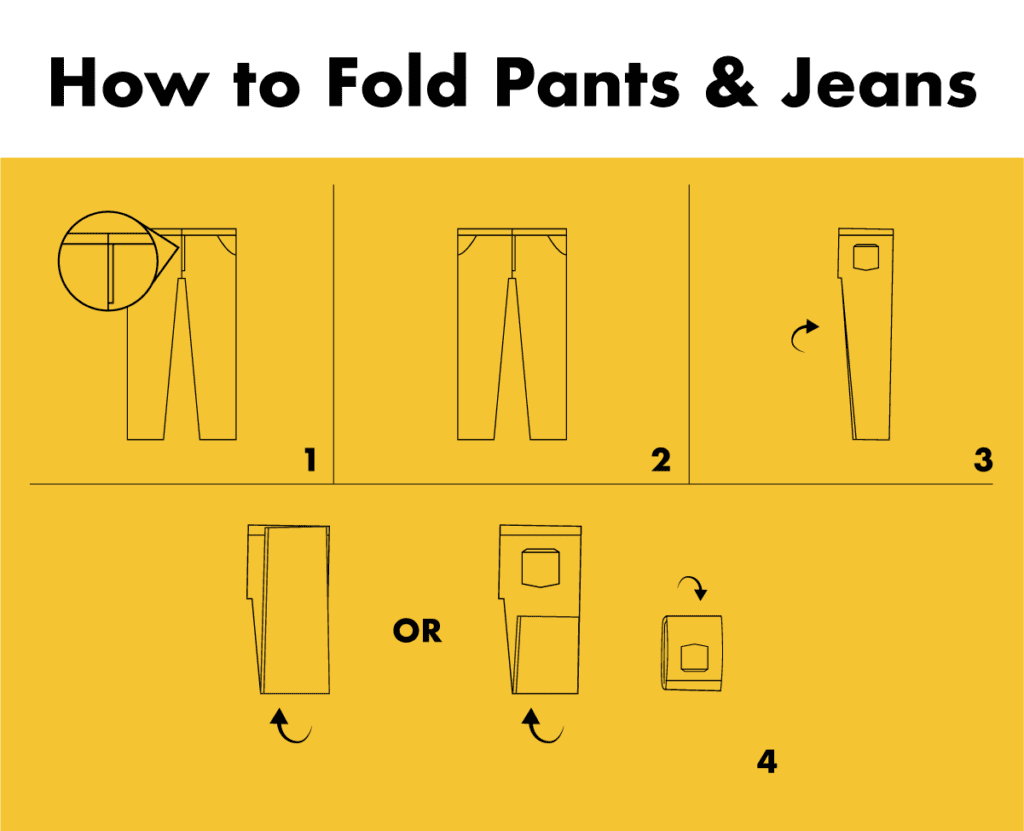 How to Fold Pants and Jeans 